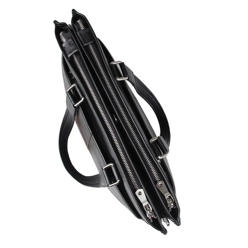 Porte-documents en cuir Signature Élégance