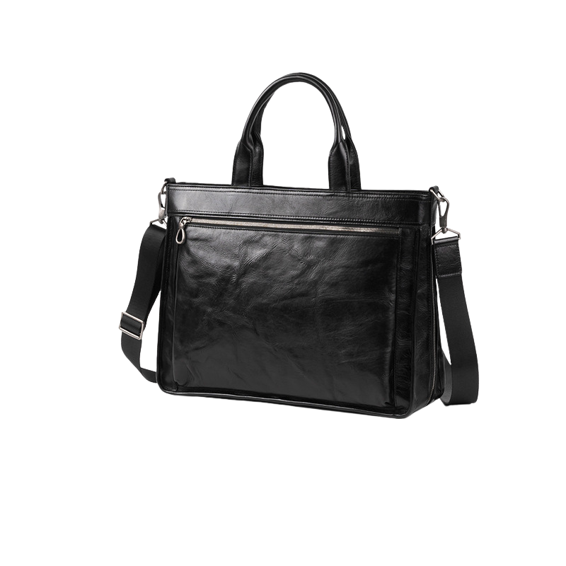 PrestigeLeather Pro | Sacoche d'affaire en cuir véritable pour homme