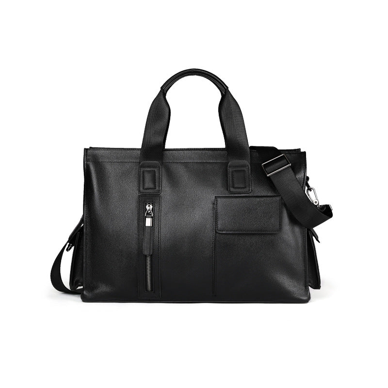 Mallette d'affaires en cuir véritable pour homme | Édition Prestige Pro