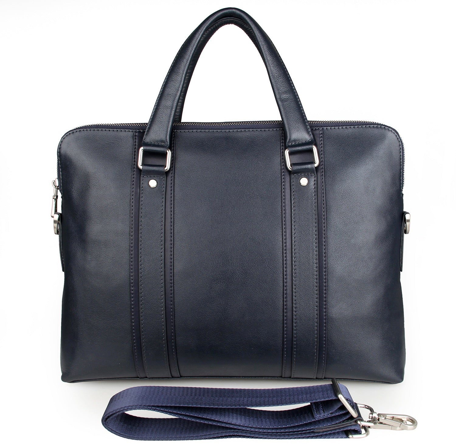 Signature Pro – Sacoche en cuir d'affaires pour homme avec compartiment pour ordinateur portable