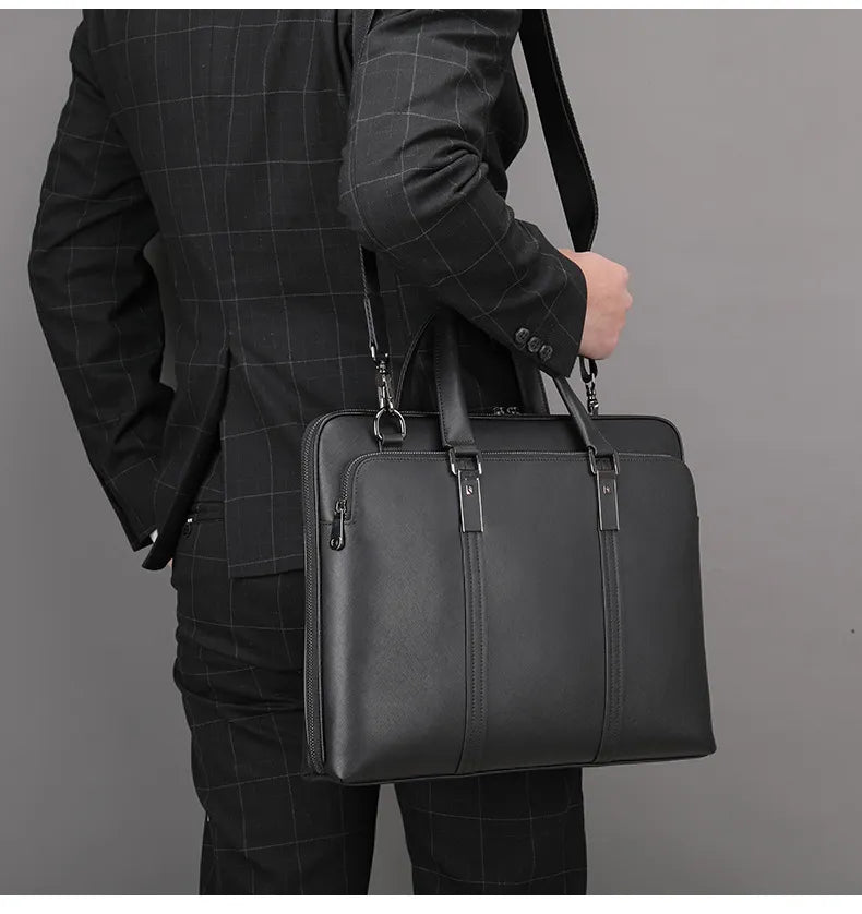 Porte document en Cuir Véritable