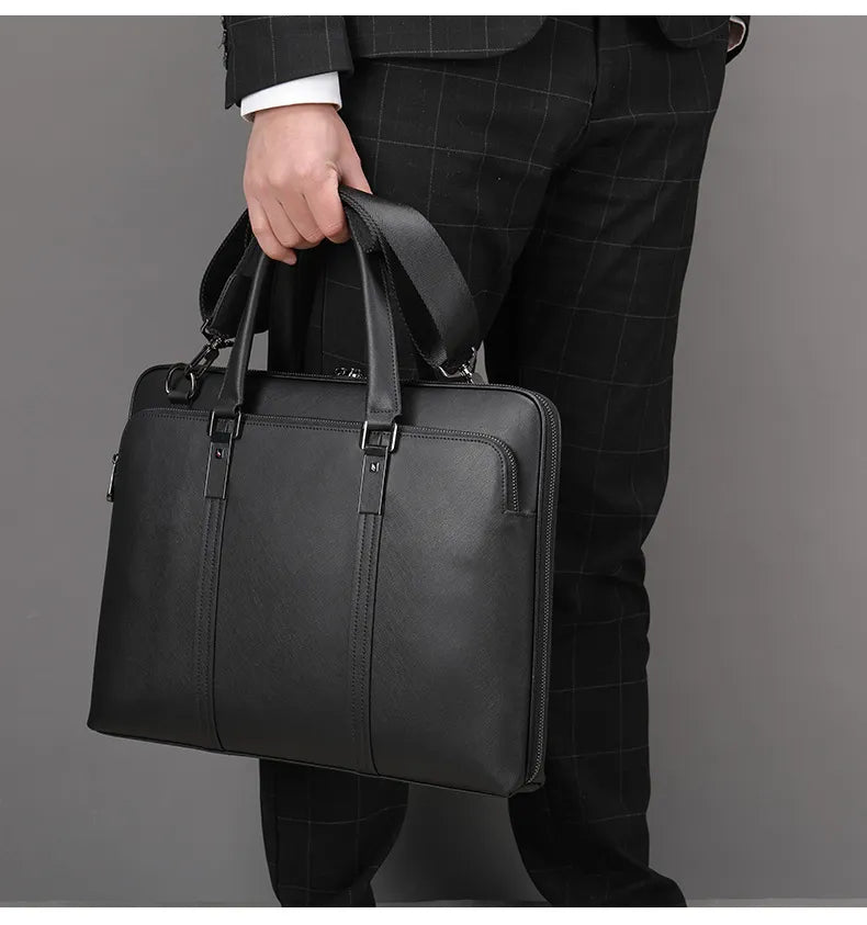 Porte document en Cuir Véritable